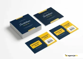 Zaproszenia - nieskładane